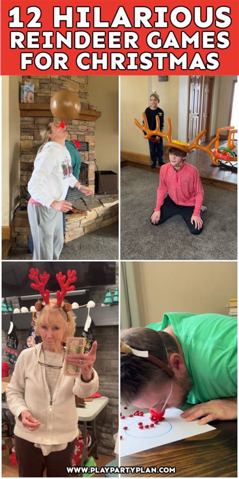 12 Hilarious Christmas Reindeer Games .